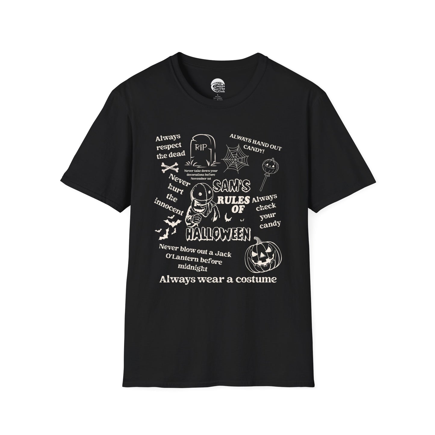 Rules of Halloween T-Shirt (Gildan 64000)