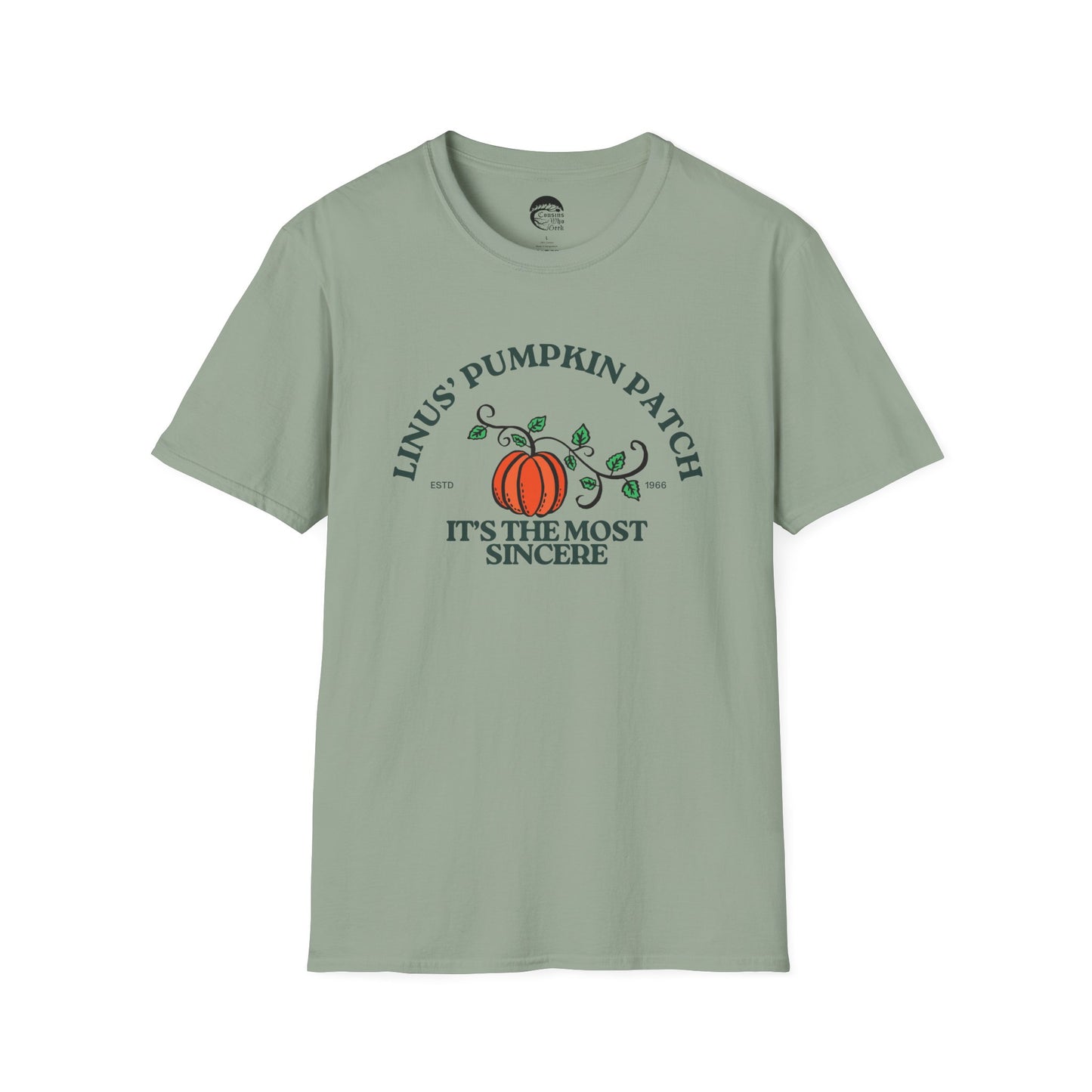 Linus' Pumpkin Patch T-shirt (Gildan 64000)