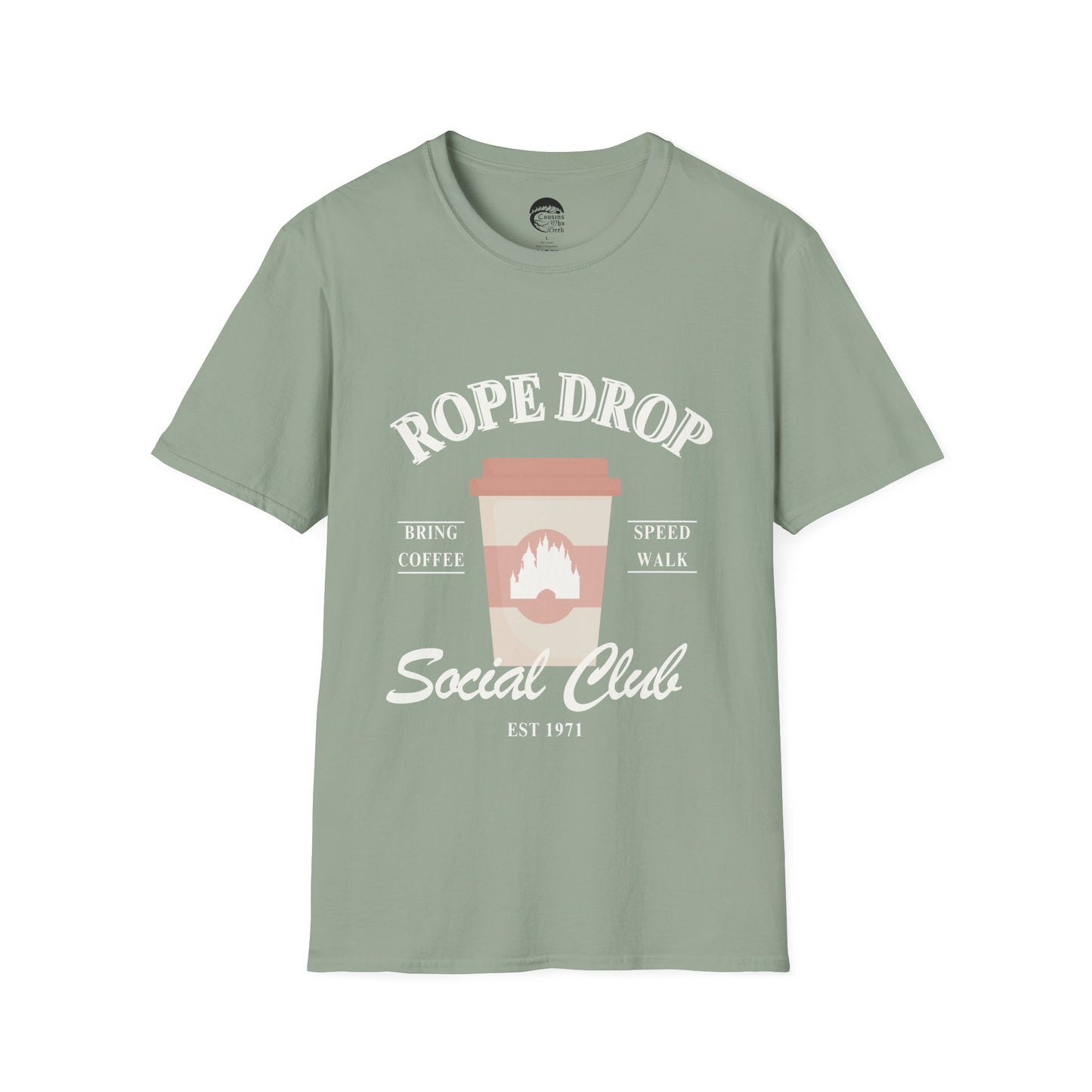 Rope Drop Social Club T-Shirt (Gildan 64000)