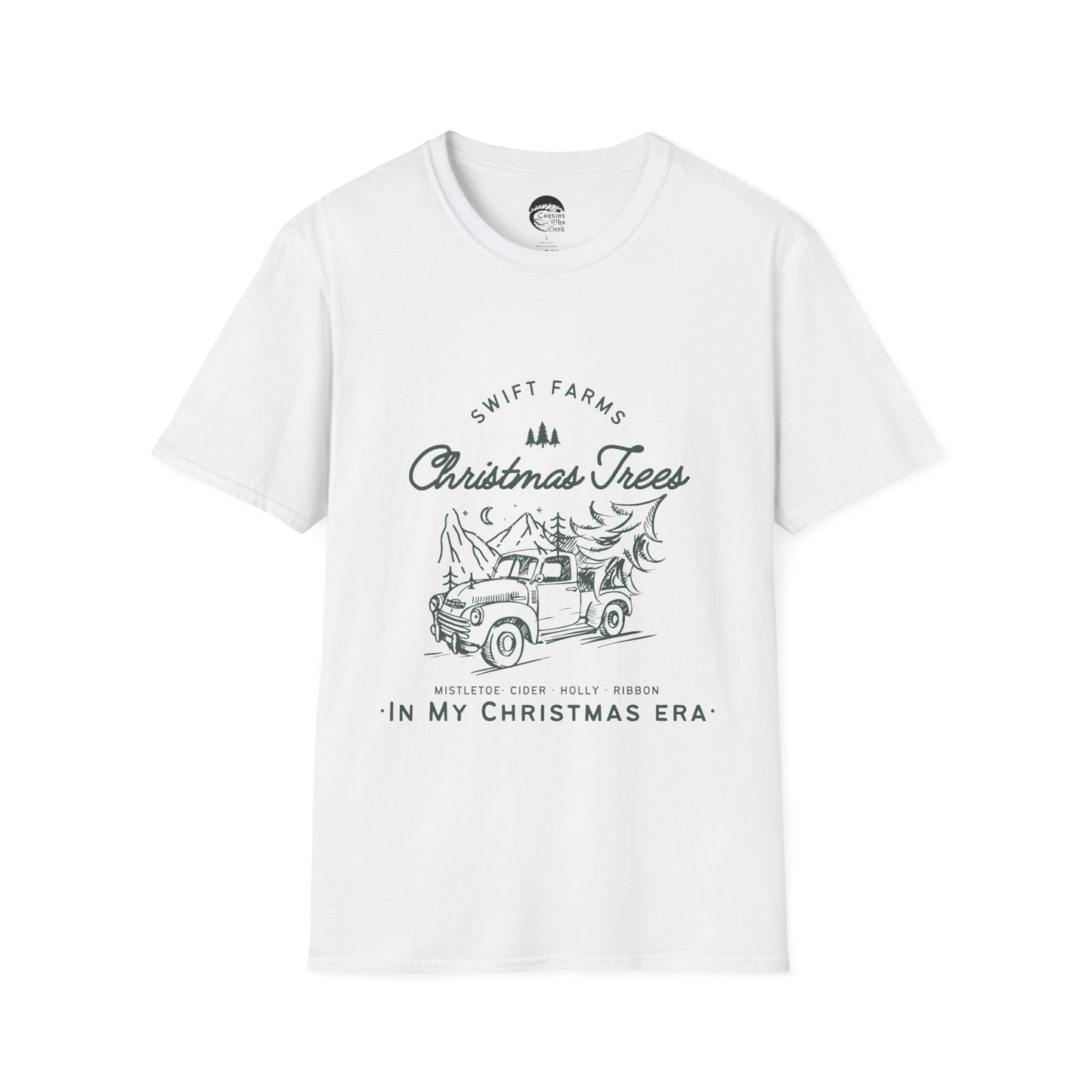In My Christmas Era T-Shirt (White and Natural Variants)
