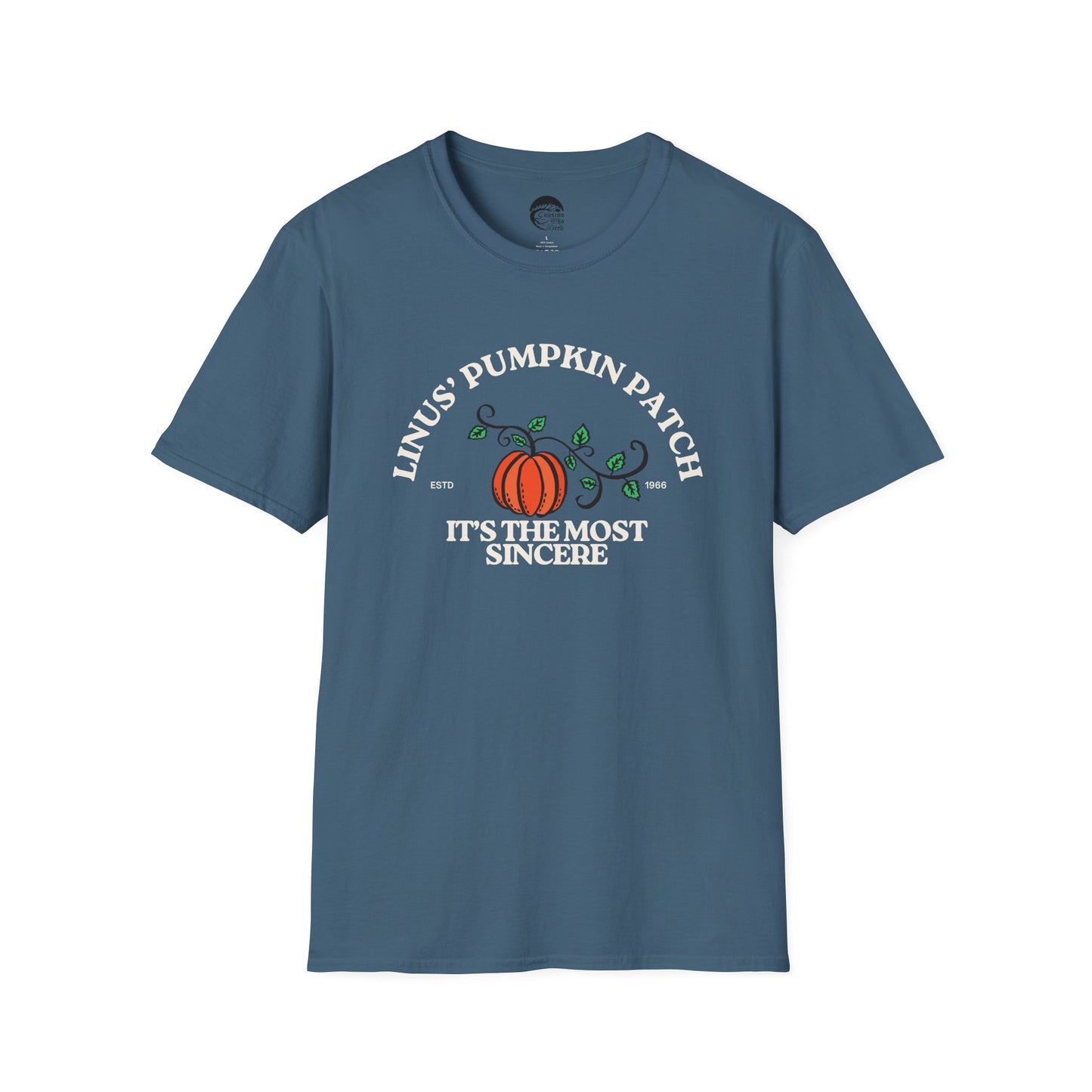 Linus' Pumpkin Patch T-shirt (Gildan 64000)
