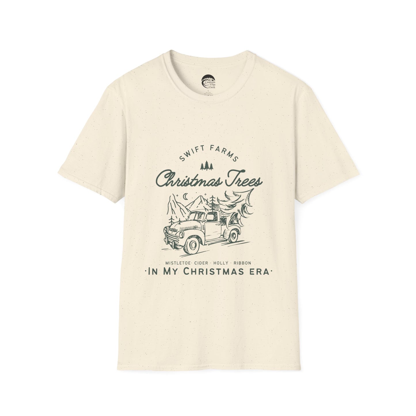 In My Christmas Era T-Shirt (White and Natural Variants)