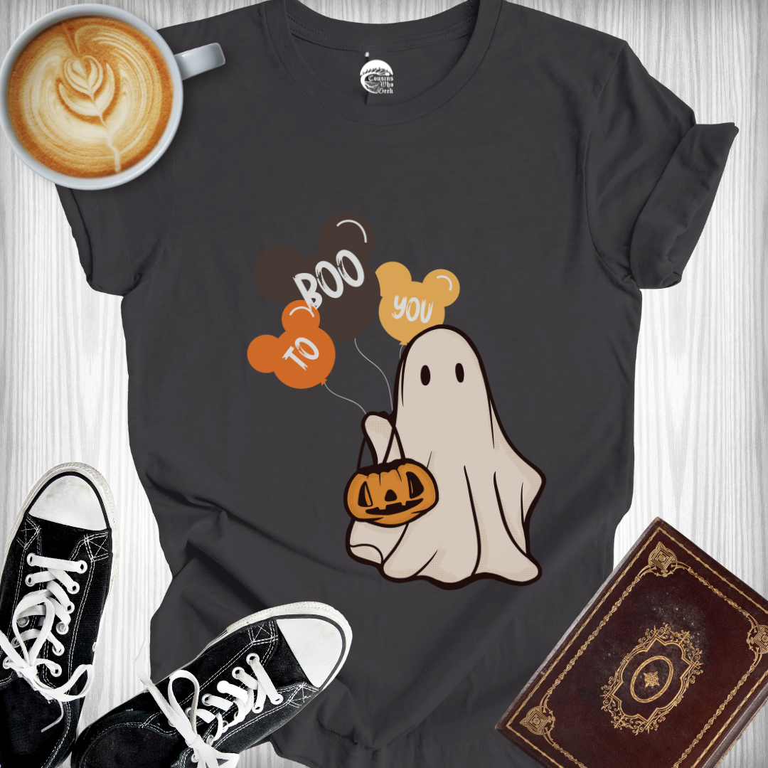 Boo To You Trick or Treat Ghost T-Shirt