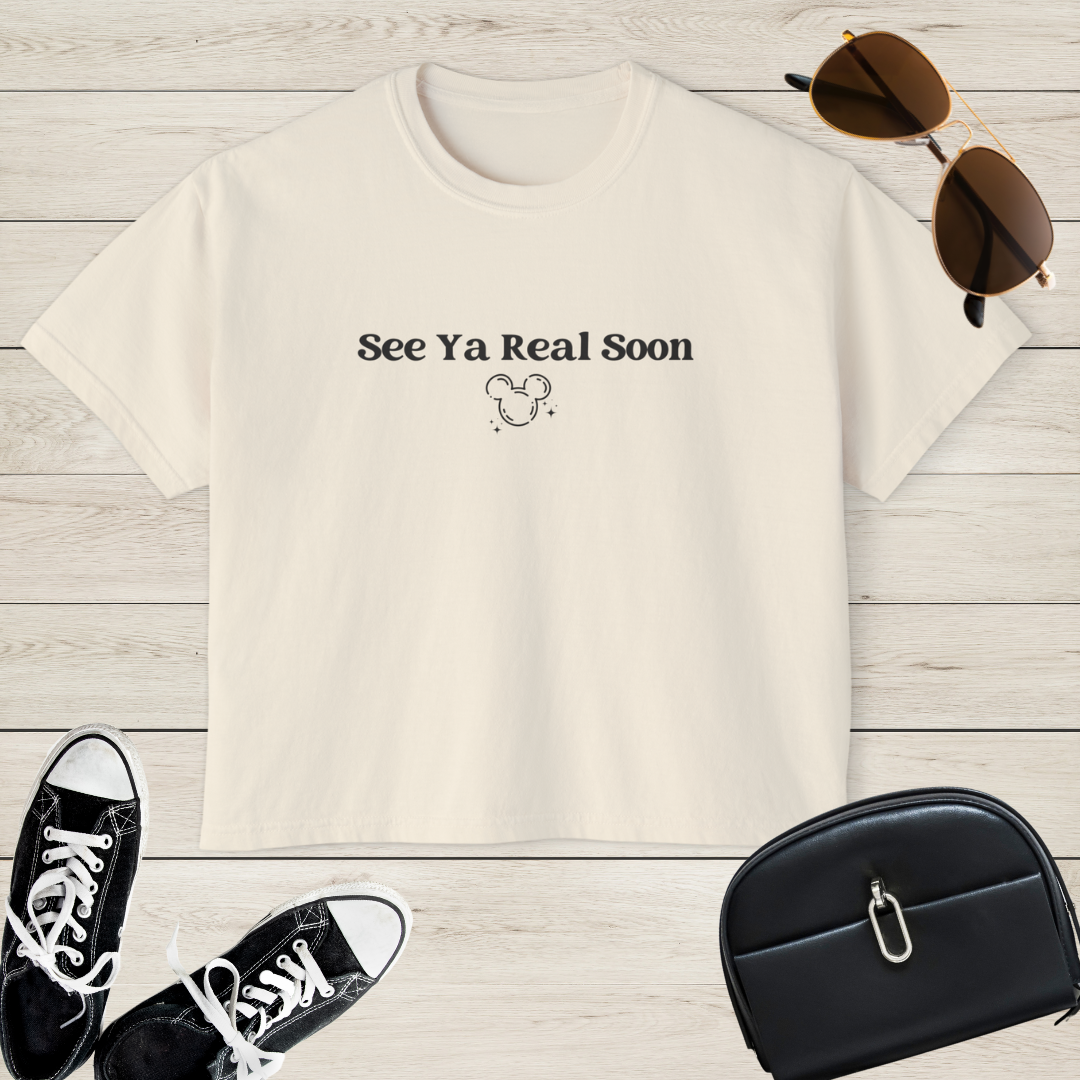 See Ya Real Soon Cropped Tee