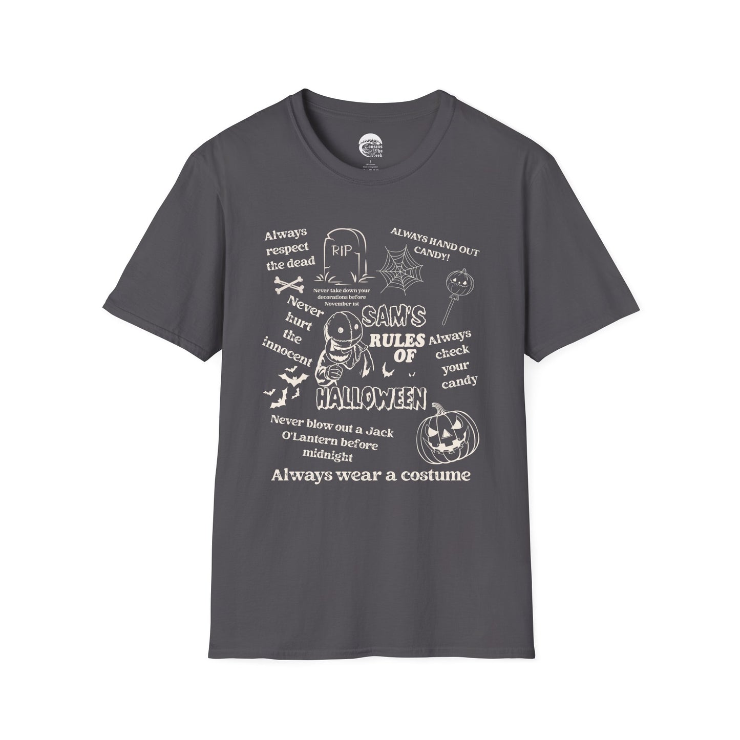 Rules of Halloween T-Shirt (Gildan 64000)