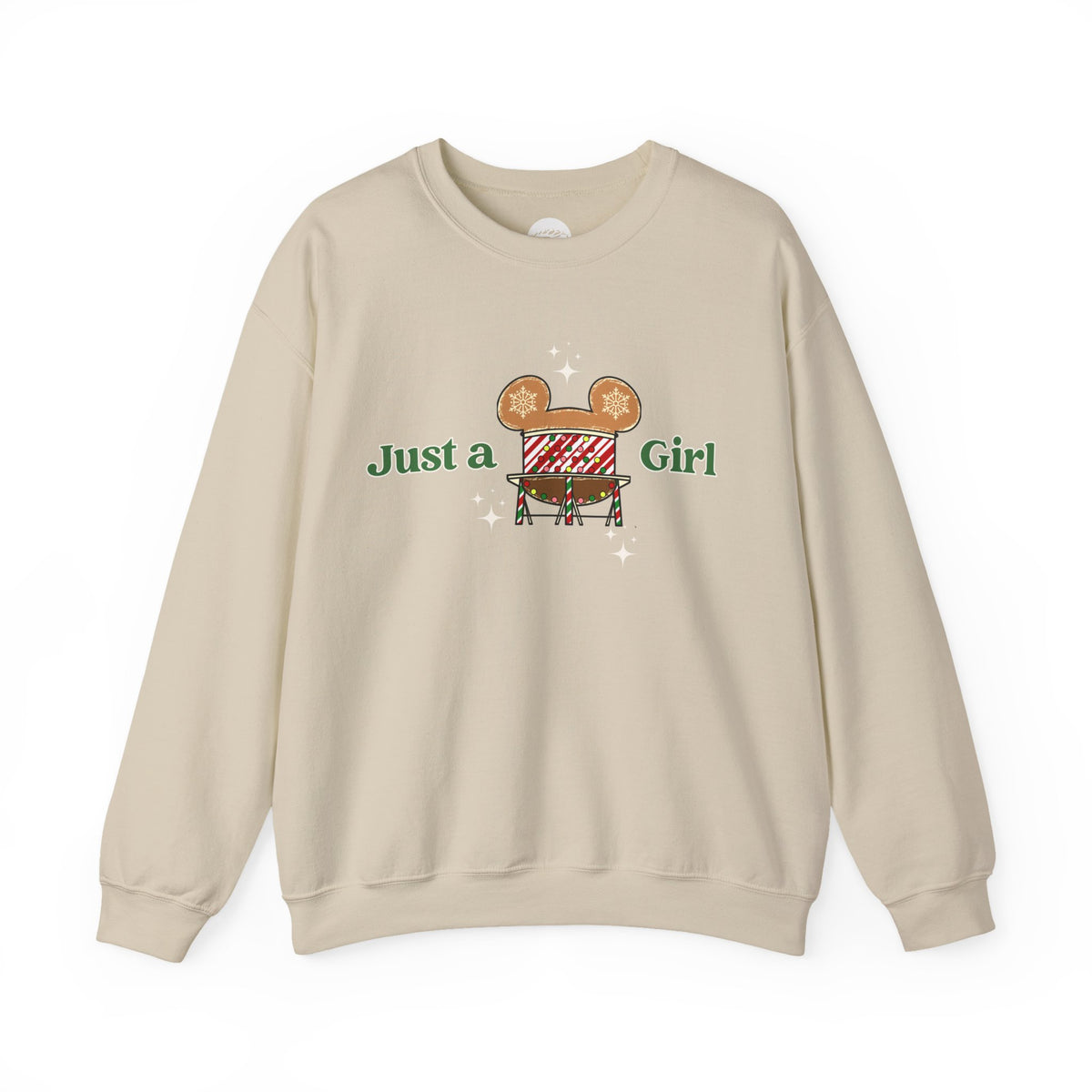 Just an Studios  Holiday Girl Gingerbread Sweatshirt