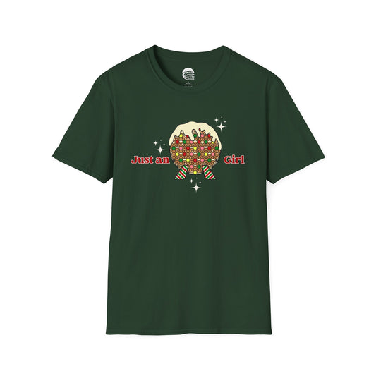 Just a World Showcase  Holiday Girl Gingerbread TShirt
