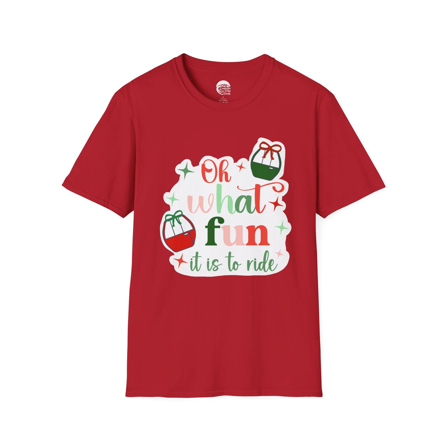 Oh What Fun It Is To Ride – Holiday Skyliner-Inspired T-Shirt