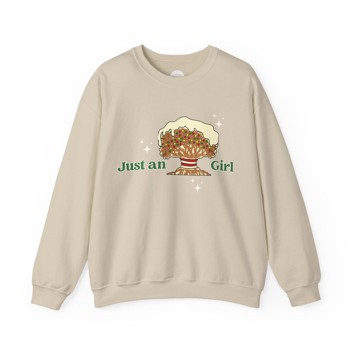 Just an DAK  Holiday Girl Gingerbread Sweatshirt