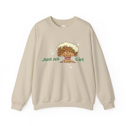 Just an DAK  Holiday Girl Gingerbread Sweatshirt