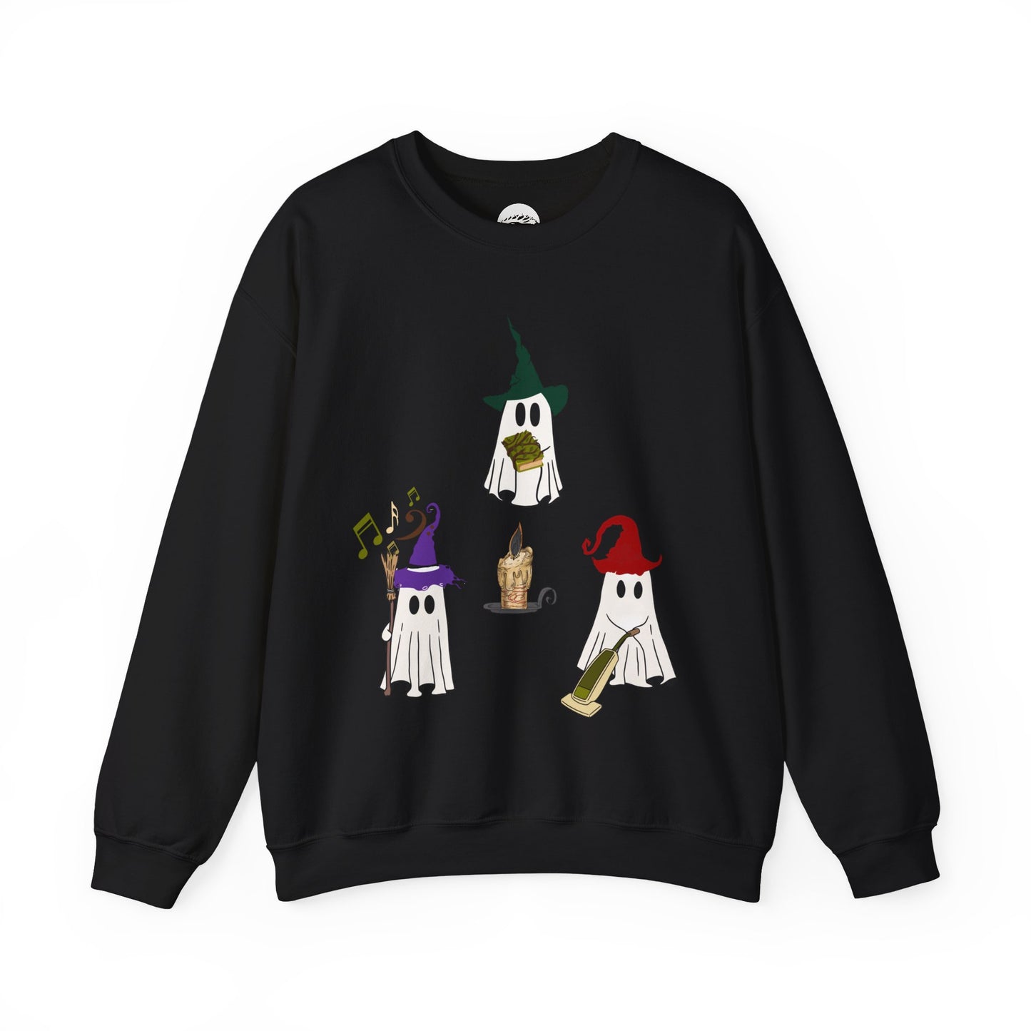 Ghostly Witch Sisters Crewneck Sweatshirt