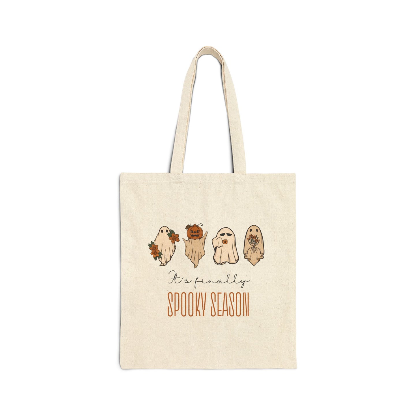 Finally Spooky Season Canvas Tote Bag