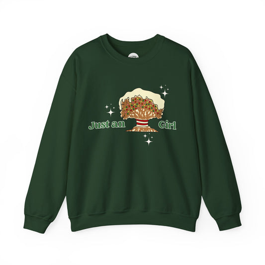 Just an DAK  Holiday Girl Gingerbread Sweatshirt