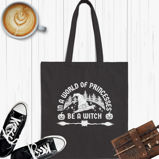 Be A Witch Canvas Tote Bag