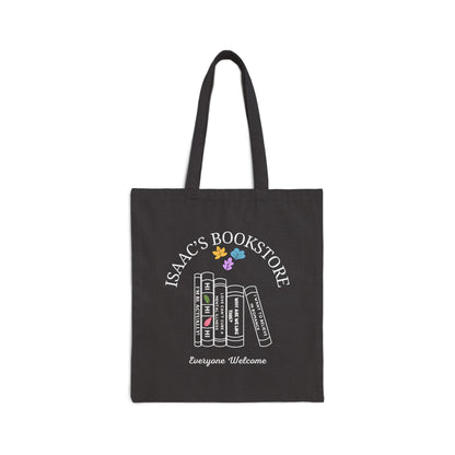 Isaac's Bookstore Cotton Canvas Tote Bag - Cousins Who Geek