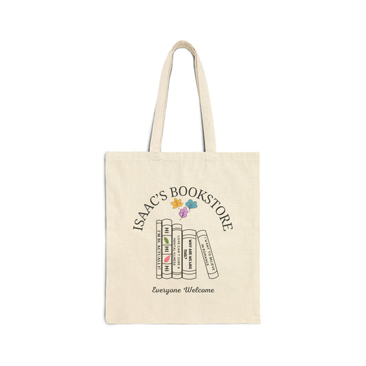 Isaac's Bookstore Cotton Canvas Tote Bag