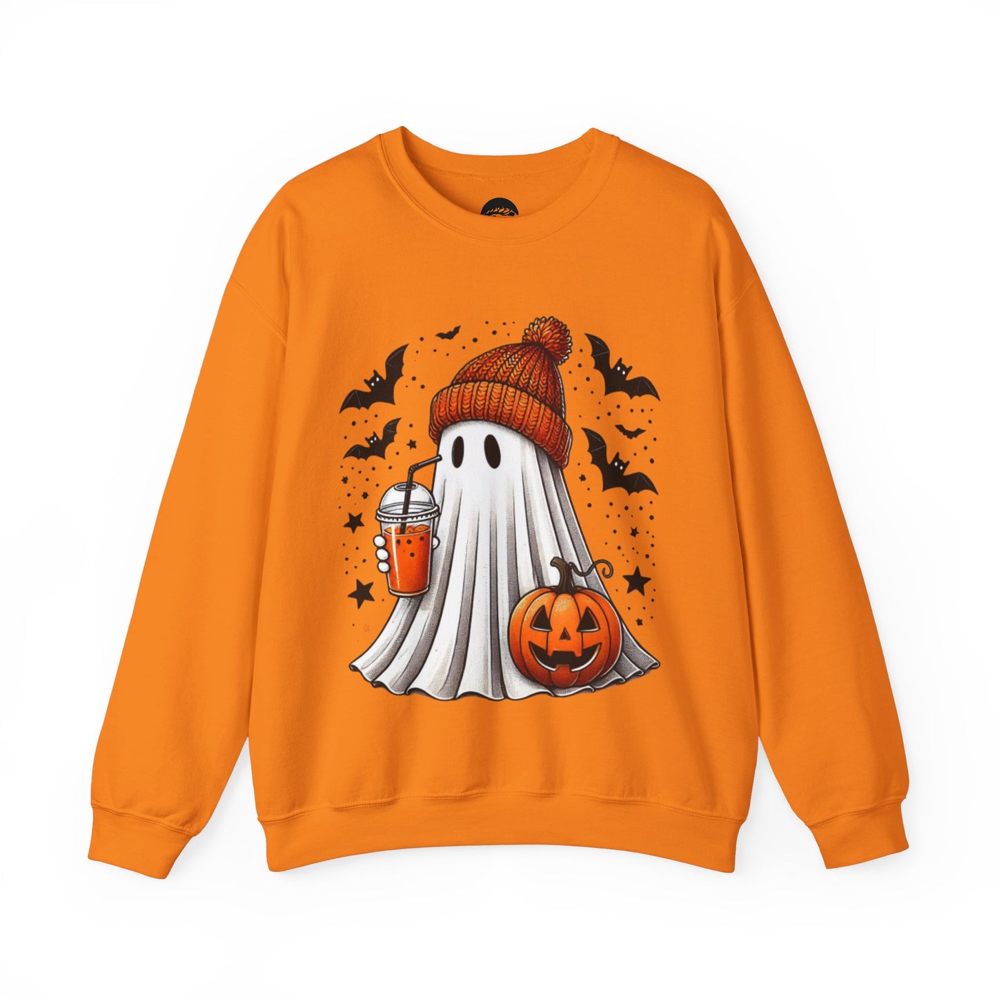 Pumpkin Spice Trick or Treat Ghost Crewneck Sweatshirt