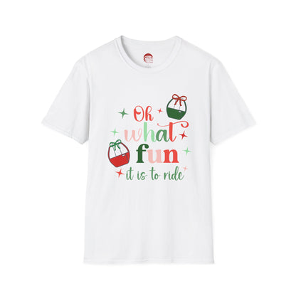 Oh What Fun It Is To Ride – Holiday Skyliner-Inspired T-Shirt