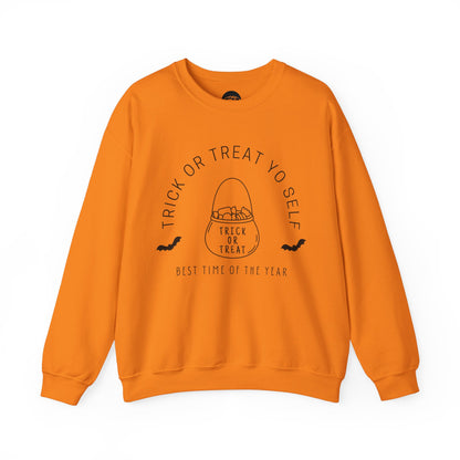 Trick or Treat Yo Self Sweatshirt - Cousins Who Geek