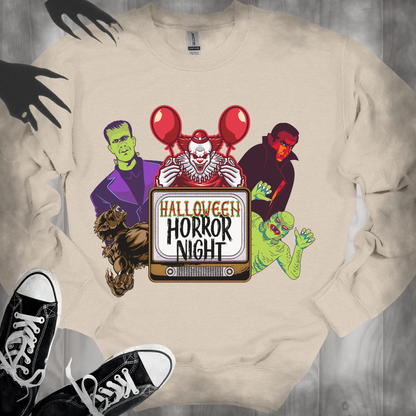 Halloween Horror Night Sweatshirt, - Cousins Who Geek