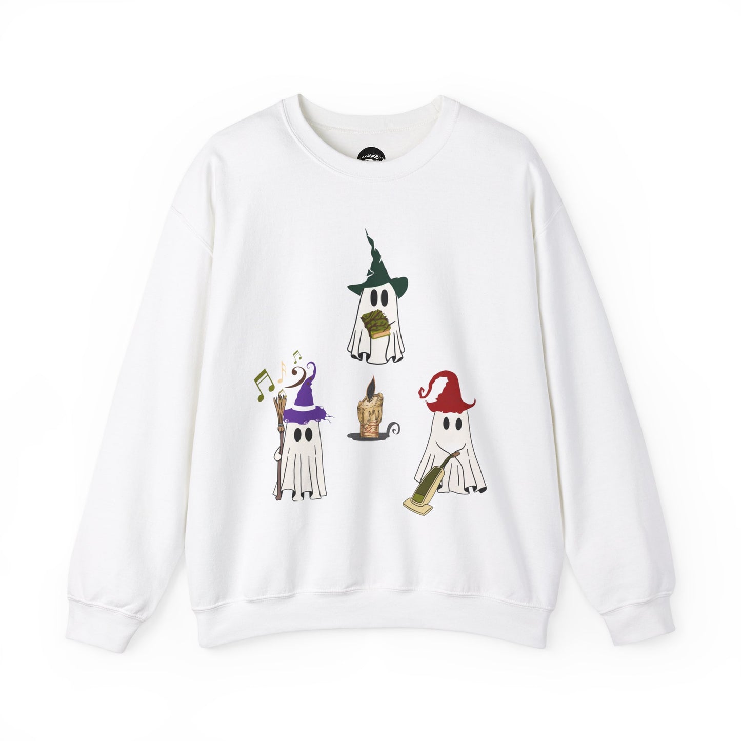 Ghostly Witch Sisters Crewneck Sweatshirt