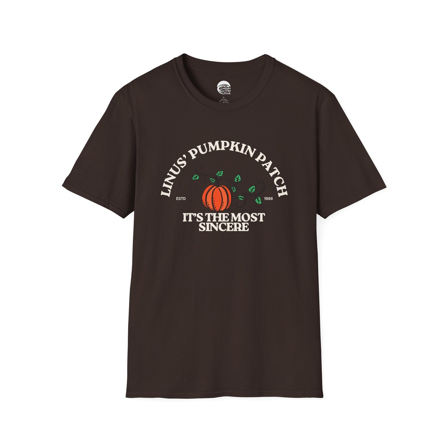 Linus' Pumpkin Patch T-shirt (Gildan 64000)