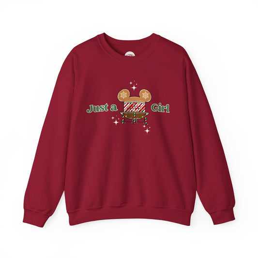 Just an Studios  Holiday Girl Gingerbread Sweatshirt