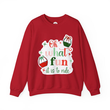 Oh What Fun It Is To Ride – Holiday Skyliner-Inspired Sweatshirt