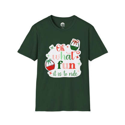 Oh What Fun It Is To Ride – Holiday Skyliner-Inspired T-Shirt