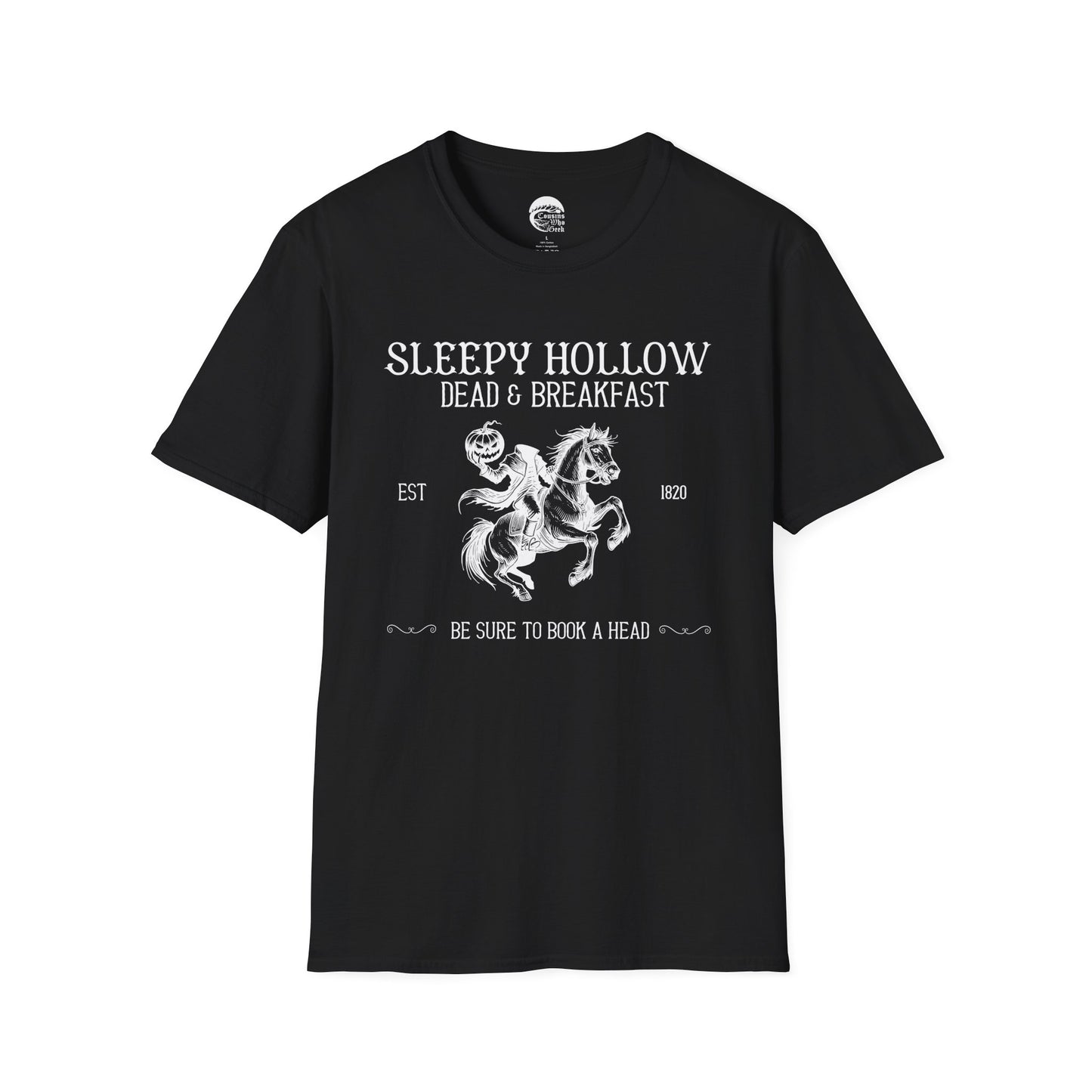 Sleepy Hollow Dead & Breakfast T-Shirt (Gildan 64000)