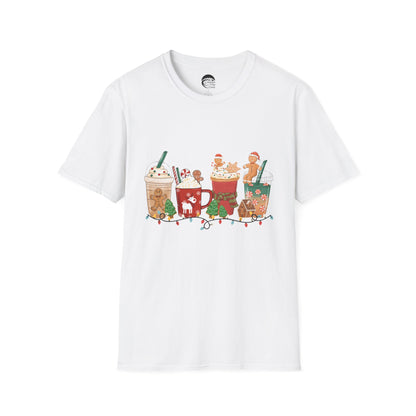 Gingerbread Print Holiday T-Shirt