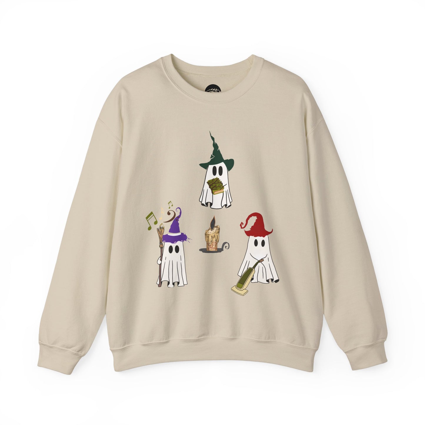 Ghostly Witch Sisters Crewneck Sweatshirt