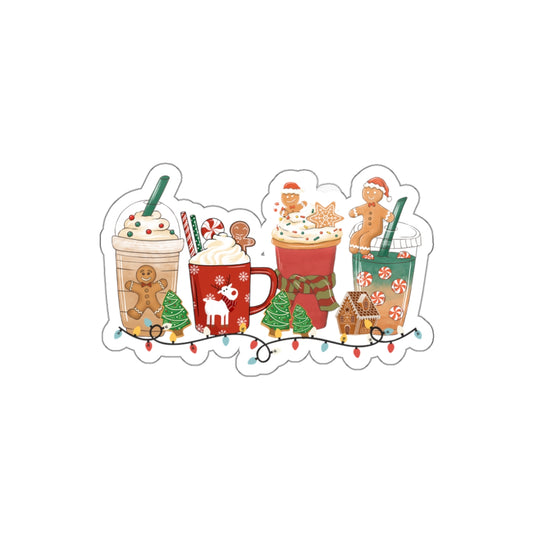 Gingerbread Drinks Sticker - Cousins Who Geek