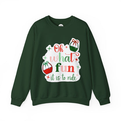 Oh What Fun It Is To Ride – Holiday Skyliner-Inspired Sweatshirt