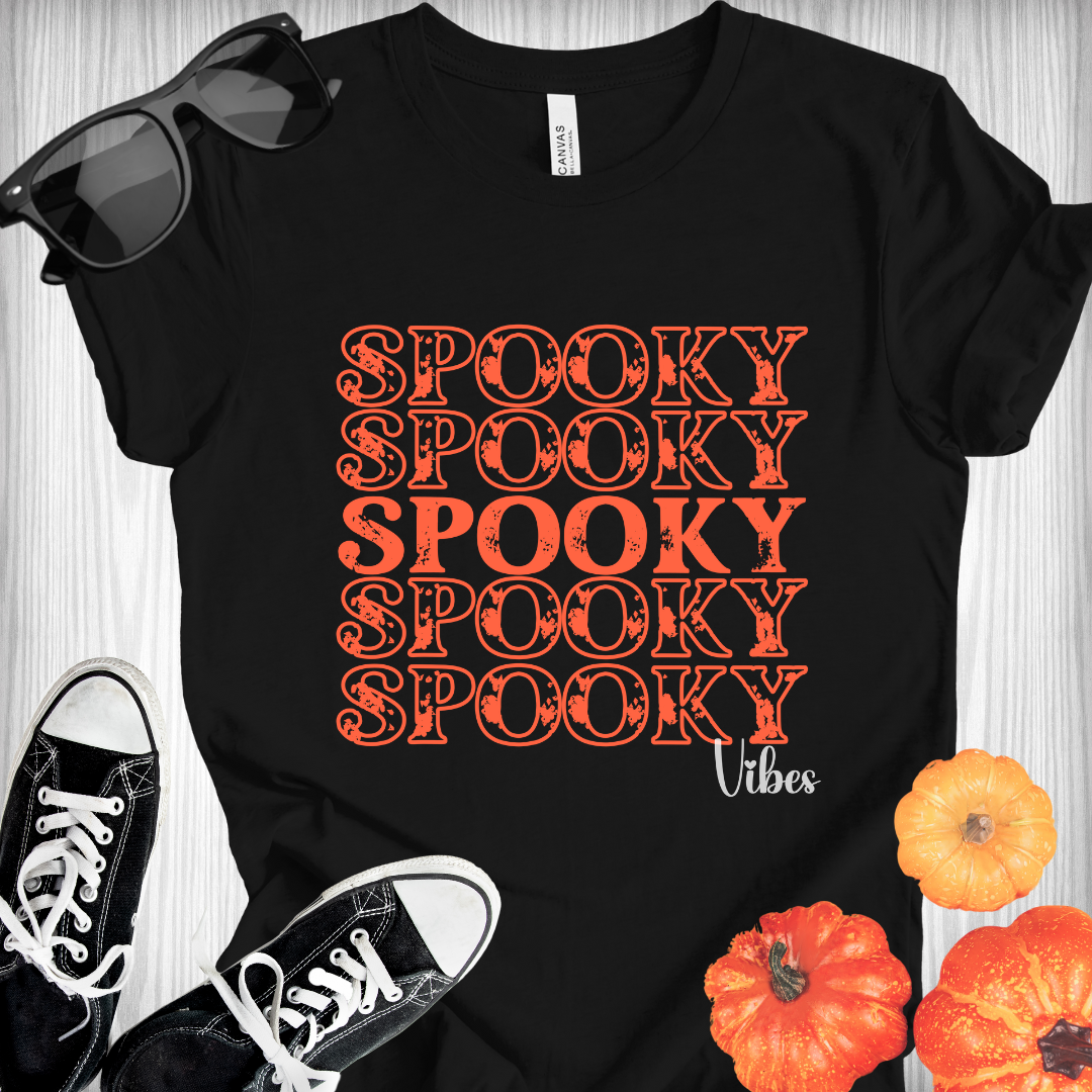 Spooky Vibes Vintage Style Tee