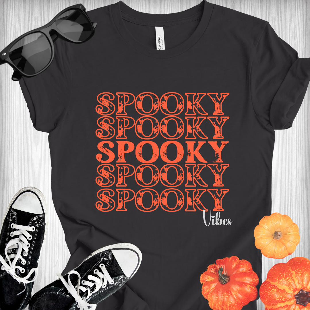 Spooky Vibes Vintage Style Tee