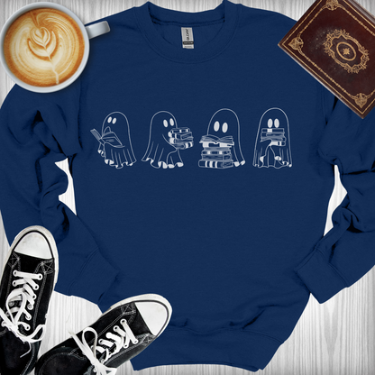 BOOk Club Ghost Sweatshirt - Cousins Who Geek