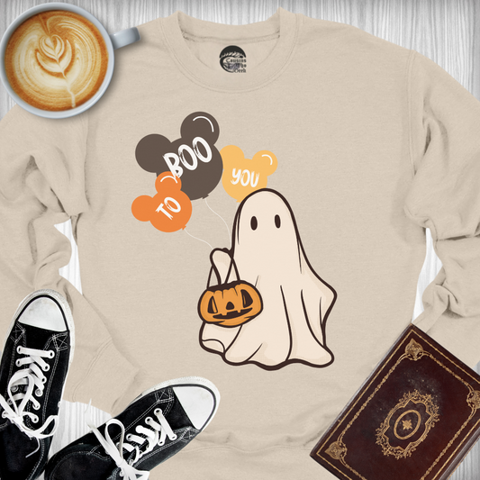 Boo to You Trick or Treat Ghost Sweatshirt