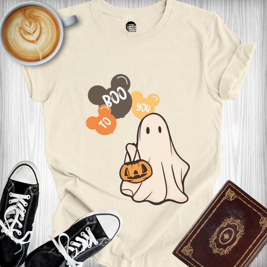 Boo To You Trick or Treat Ghost T-Shirt