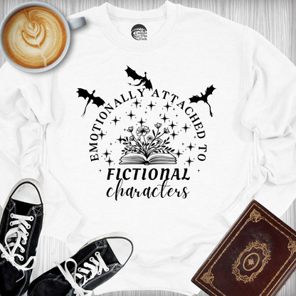 Emotionally Attached to Fictional Characters Sweatshirt