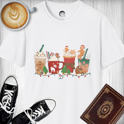 Gingerbread Print Holiday T-Shirt