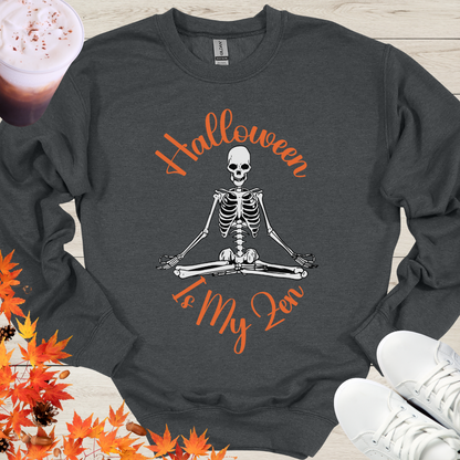 Halloween Is My Zen Sweatshirt - Cousins Who Geek