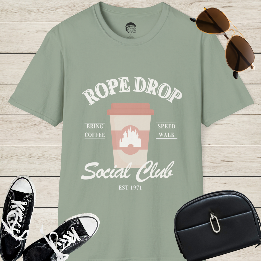 Rope Drop Social Club T-Shirt (Gildan 64000)