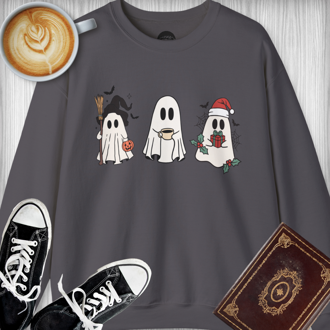 Seasonal Spirits Ghostly Trio Sweatshirt