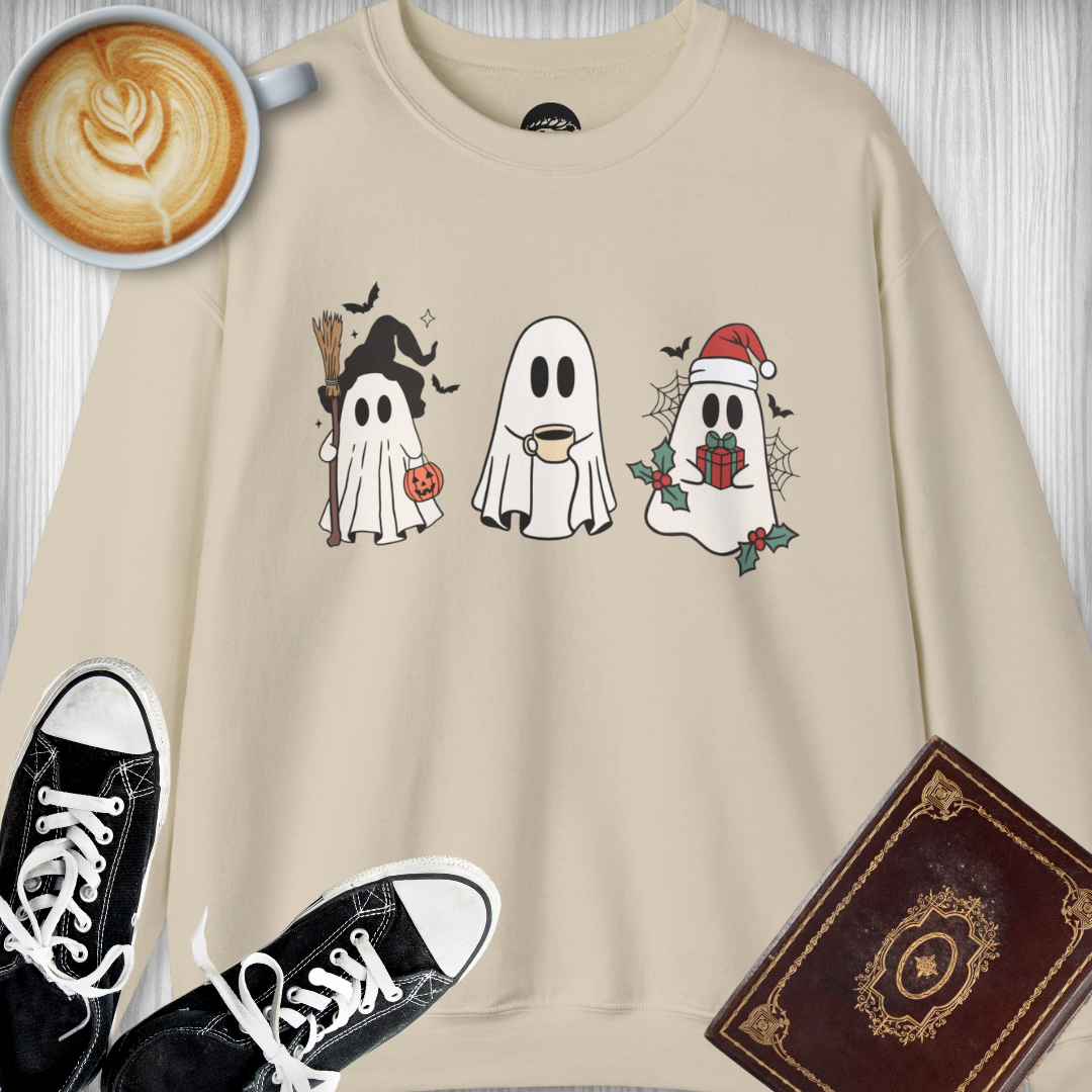 Seasonal Spirits Ghostly Trio Sweatshirt